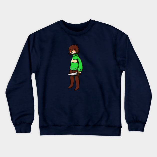 Chara Crewneck Sweatshirt by KunkyTheRoid